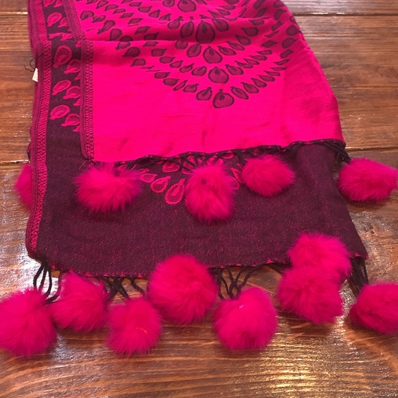 Mauve Large Scarf - Picture 12 of 17